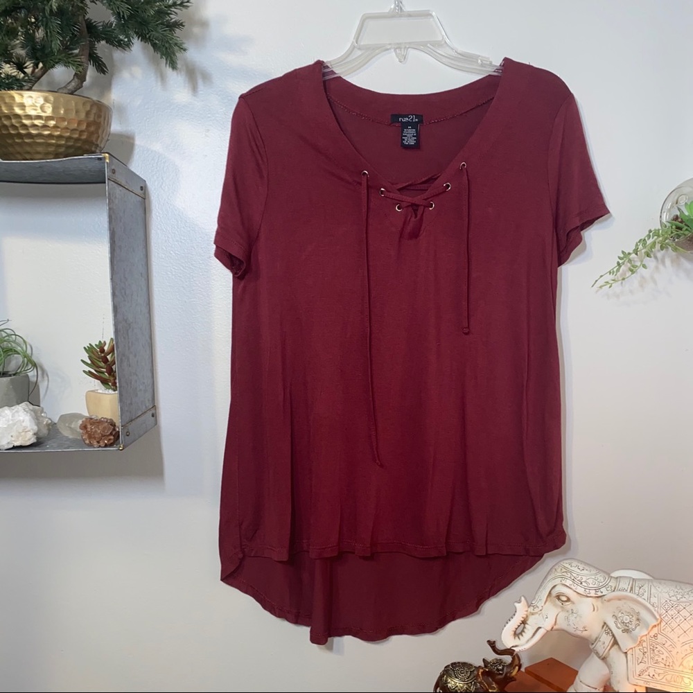 *20% OFF* Rue21 | Lace Up Tee